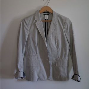 J.Crew lightweight pinstripe blazer